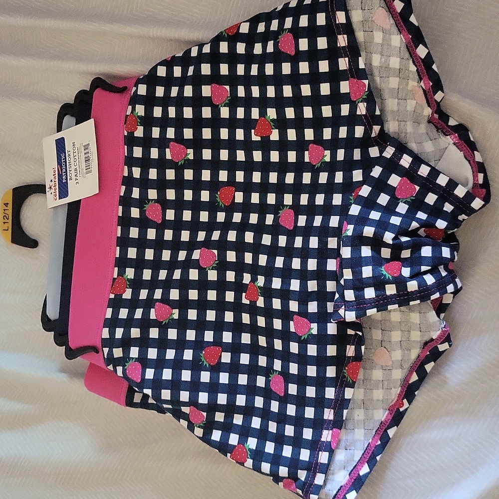 New 3 Pairs Cotton Boyshort Panties Size L